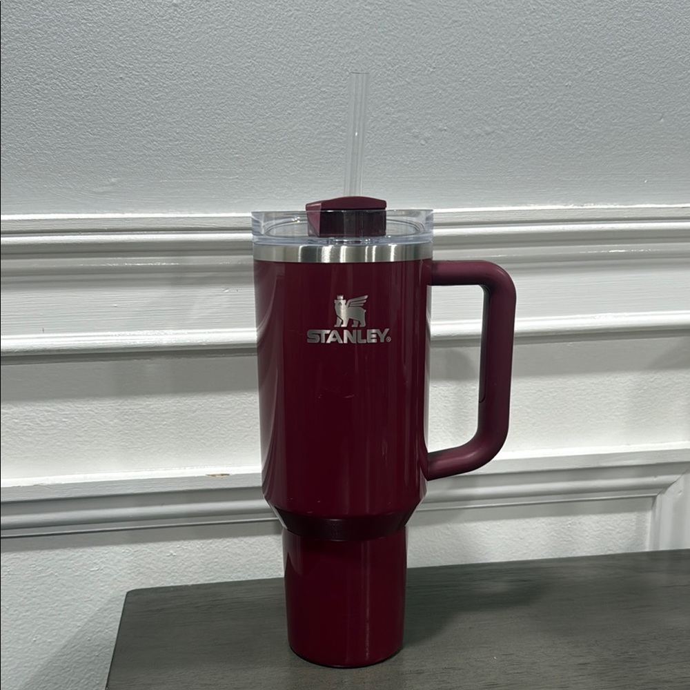 Stanley Burgundy 40 oz. Tumbler with Handle